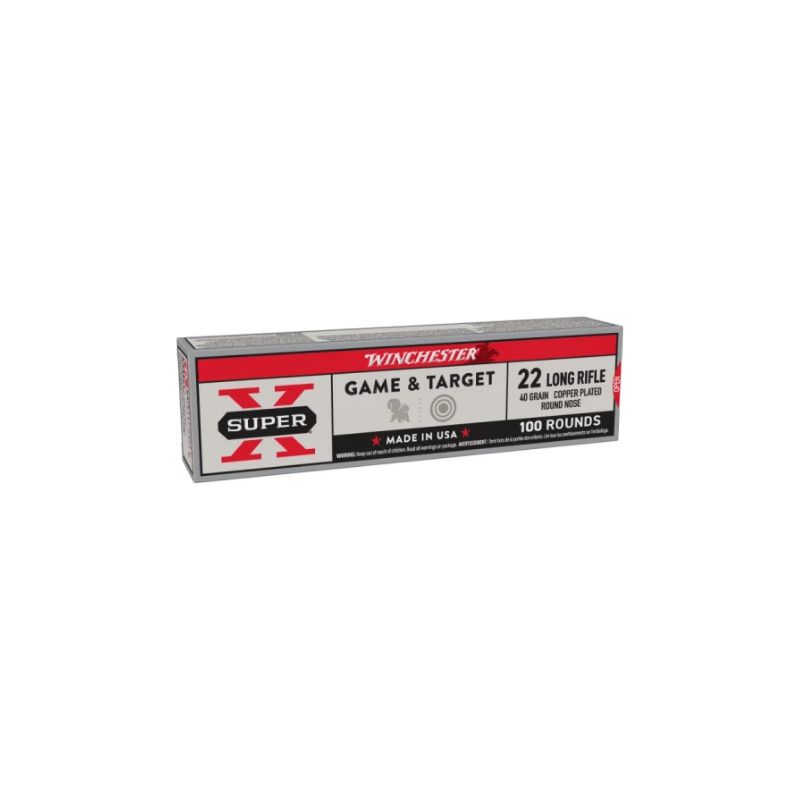 .22 LR SUPER-X RN TARGET & GAME 40gr